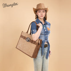 Wrangler Buckle Concealed Carry Large Tote