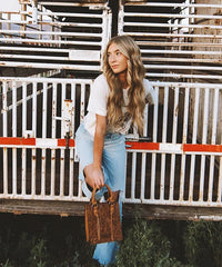 Wrangler Embossed Top Handle Crossbody