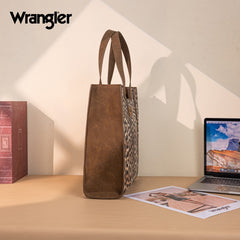 Wrangler Western All-over Leopard Print Tote Bag