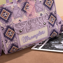 Wrangler Aztec Concealed Carry Canvas Tote