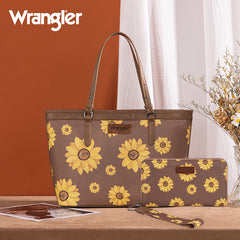 Wrangler Sunflower Print Tote Bag