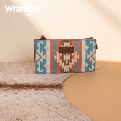 Wrangler Sherpa Aztec Canvas Clutch