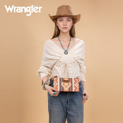 Wrangler Sherpa Aztec Canvas Clutch