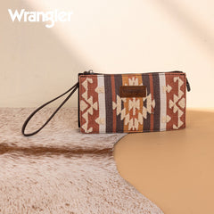 Wrangler Sherpa Aztec Canvas Clutch