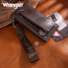 Wrangler Floral Tooled Card Wallet