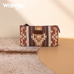Wrangler Sherpa Aztec Canvas Clutch