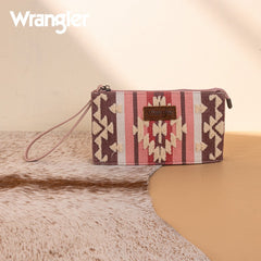 Wrangler Sherpa Aztec Canvas Clutch