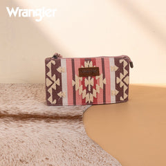 Wrangler Sherpa Aztec Canvas Clutch