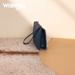 Wrangler Sherpa Aztec Canvas Clutch