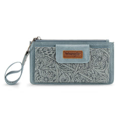 Wrangler Floral Tooled Card Wallet