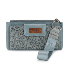 Wrangler Floral Tooled Card Wallet