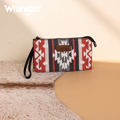 Wrangler Sherpa Aztec Canvas Clutch