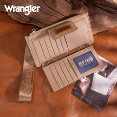 Wrangler Floral Tooled Card Wallet