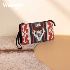 Wrangler Sherpa Aztec Canvas Clutch