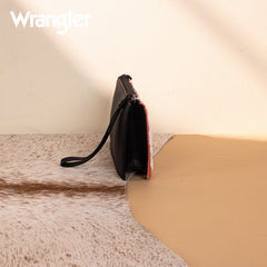 Wrangler Sherpa Aztec Canvas Clutch