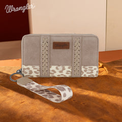 Wrangler Concealed Carry Leopard/Crocodile/Cow Pattern Tote/Crossbody Bag