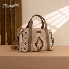 Wrangler Aztec Knitted Duffle Bag