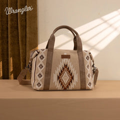Wrangler Aztec Knitted Duffle Bag
