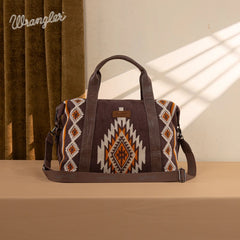 Wrangler Aztec Knitted Duffle Bag