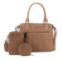 Wrangler Buckle Collection Barrel Satchel Doctor Bag Set