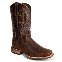 Women's Embroidered Wide Toe Western Boots