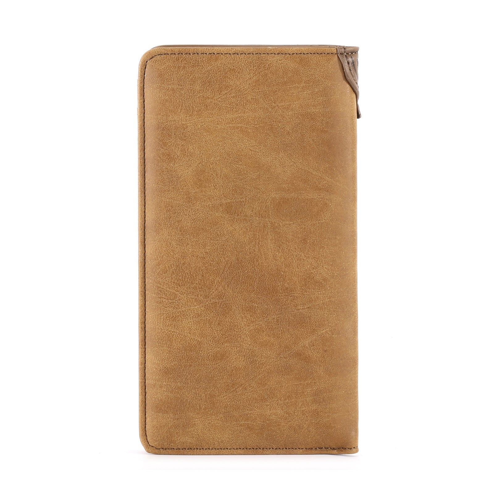 Embossed Floral  Men's Bifold Long PU Leather Wallet - Cowgirl Wear