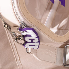 Texas Christian University Horned Frogs Clear Crossbody Bag