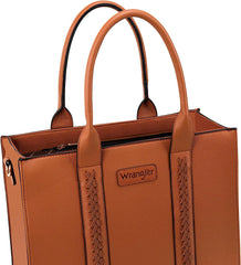 Wrangler Tote Bag for Women Zipper Shoulder Handbag - Cowgirl Wear