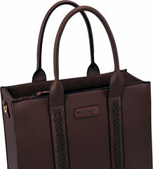 Wrangler Tote Bag for Women Zipper Shoulder Handbag - Cowgirl Wear