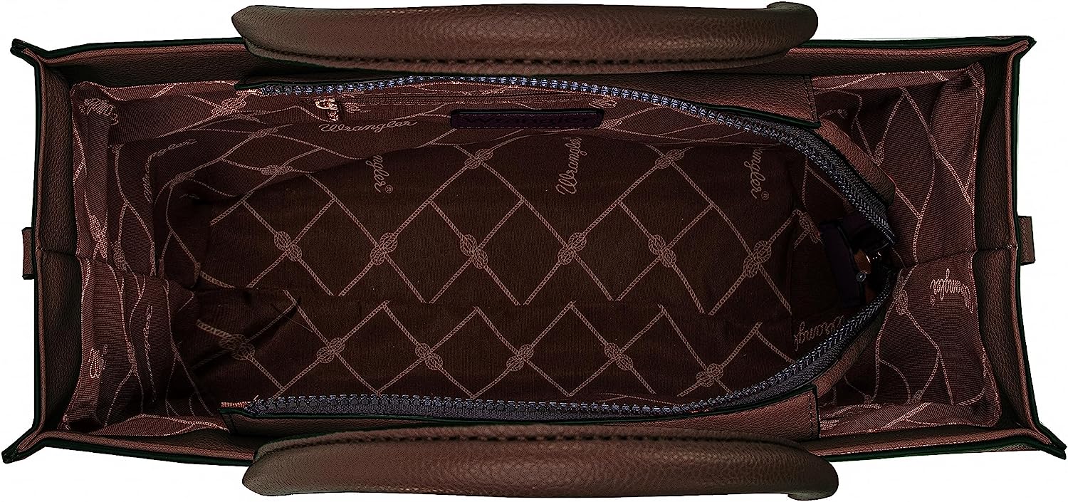 Wrangler Tote Bag for Women Zipper Shoulder Handbag - Cowgirl Wear