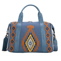 Wrangler Aztec Knitted Duffle Bag