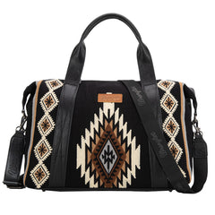 Wrangler Aztec Knitted Duffle Bag