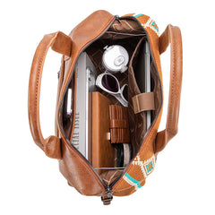 Wrangler Aztec Knitted Duffle Bag