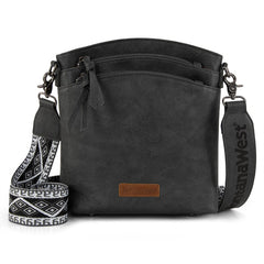 Montana West Double Compartments Crossbody Purse