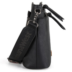 Montana West Double Compartments Crossbody Purse