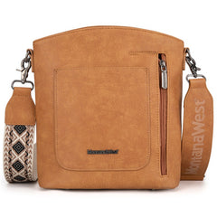 Montana West Double Compartments Crossbody Purse