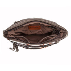 Montana West Double Compartments Crossbody Purse