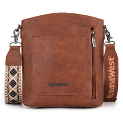 Montana West Double Compartments Crossbody Purse