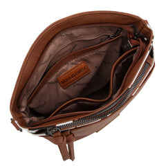 Montana West Double Compartments Crossbody Purse