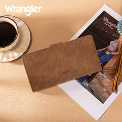 Wrangler Floral Tooled Bifold Wallet