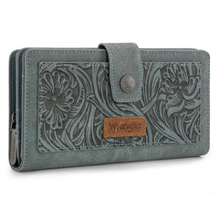Wrangler Floral Tooled Bifold Wallet