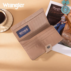 Wrangler Floral Tooled Bifold Wallet