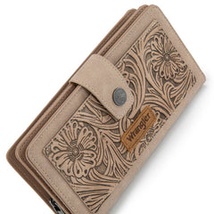 Wrangler Floral Tooled Bifold Wallet