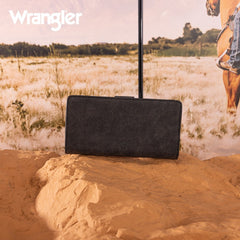 Wrangler Floral Tooled Bifold Wallet