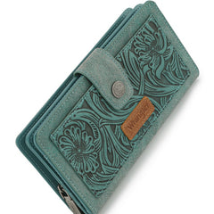 Wrangler Floral Tooled Bifold Wallet