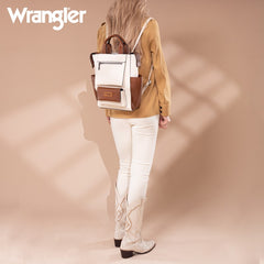 Wrangler Multi-function Leather Backpack