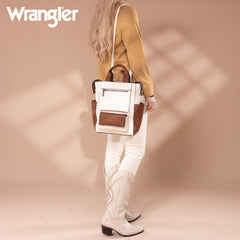 Wrangler Multi-function Leather Backpack