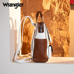 Wrangler Multi-function Leather Backpack