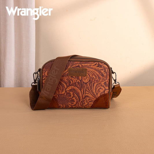 Wrangler Vintage Floral Printed Small Crossbody Bag