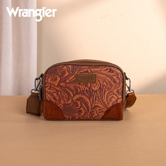 Wrangler Vintage Floral Printed Small Crossbody Bag
